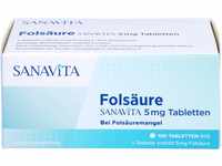 FOLSÄURE SANAVITA 5 mg Tabletten 100 St
