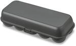 Koziol EGGS TO GO Eierbox, 10 Eier, Aufbewahrungsbox mit Clipverschluss,