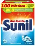 Sunil aktiv Pulver - Vollwaschmittel - f&uuml;r 100 W&auml;schen - Fleckl&ouml;sekraft,