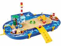 BIG-Waterplay - Peppa Pig Holiday - Outdoor-Wasserspielzeug mit großer Wasserbahn,