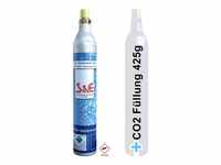 CAGO CO2-Zylinder für 60l Sprudel-Wasser - Nachfüll-Flasche kompatibel mit