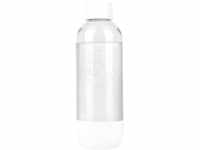 AQVIA Premium PET Wasserflasche 1L (Weiß)