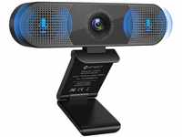 EMEET 1080P Webcam - C980PRO Webcam mit Mikrofon und Lautsprecher, Full HD...