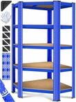 MASKO&reg; Eckregal Lagerregal Schwerlastregal, Kellerregal, 180x75x40cm, bis 875 kg, 5