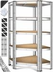 MASKO&reg; Eckregal Lagerregal Schwerlastregal, Kellerregal, 180x75x40cm, bis 875 kg, 5
