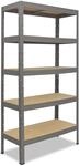 shelfplaza Pro 180x100x40 cm Schwerlastregal in grau mit 5 B&ouml;den und 200 kg Traglast
