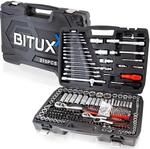 BITUXX Werkzeugkoffer 215 tlg Werkzeug Knarrenkasten Ratschenkasten Nusskasten
