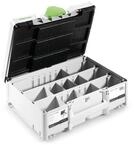 Festool Systainer&sup3; SORT-SYS3 M 137 DOMINO mit Einsatzboxen lang | Leersystainer SYS3