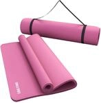GORILLA SPORTS&reg; Yogamatte 190 x 60/100 x 1,5 cm mit Tragegurt, rutschfest 