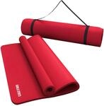 GORILLA SPORTS&reg; Yogamatte 190 x 60/100 x 1,5 cm mit Tragegurt, rutschfest 