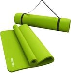 GORILLA SPORTS&reg; Yogamatte - 190x60x1,5 cm oder 190x100x1,5 cm, mit Tragegurt,