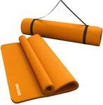 GORILLA SPORTS&reg; Yogamatte 190 x 60/100 x 1,5 cm mit Tragegurt, rutschfest 