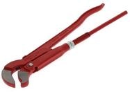 GEDORE red 45degree abgewinkelte Eck-Rohrzange, Spannweite 55 mm/1 1/2 Zoll, S-Maul,
