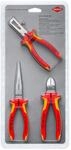 KNIPEX Elektro-Set in Blister, 00 31 30 BK V03
