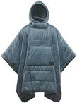 Therm-a-Rest Honcho Poncho tragbare Kapuzendecke, Blauer gewebter Druck