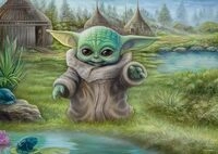 Schmidt Spiele 59955 Thomas Kinkade, The Mandalorian, Childs Play, 1000 Teile...