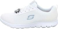 Skechers Damen Ghenter Bronaugh Sneaker, White Mesh Water And Stain Repellent