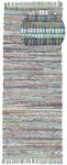 carpetfine Flachgewebeteppich Kelim Chindi L&auml;ufer Gr&uuml;n 75x240 cm | Moderner...