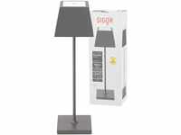 SIGOR Nuindie - Dimmbare LED Akku-Tischleuchte Indoor & Outdoor mit eckigem...