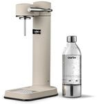 Aarke Carbonator 3, Wassersprudler aus Edelstahl im modernen Sand Finish mit