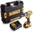 DEWALT DCD796P1-GB XR Brushless Compact Lithium-Ion Kombibohrer, 18 V, Gelb/Schwarz,