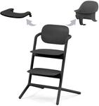 CYBEX Gold LEMO Hochstuhl 3in1-Set, Mitwachsend, Stunning Black | Mitwachsend von 6