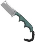 CRKT Minimalistisches Cleaver EDC Messer: Kompaktes Alltagsmesser mit fester Klinge,