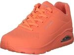 Skechers Damen Uno Night Shades Sneaker, Orange Durabuck, 37 EU