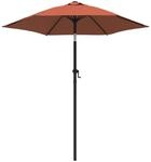 vidaXL Sonnenschirm Kurbel Kippbar Ampelschirm Gartenschirm Strandschirm