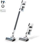 hoogo Akku Staubsauger S3 2in1 | 300W | 21.000 Pa | beutellos kabellos | Laufzeit bis