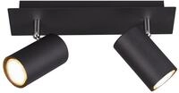 Trio Leuchten Deckenleuchte Marley 802400232, Metall Schwarz matt, Spotbalken