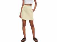 Urban Classics Women's TB5015-Ladies Organic Terry Mini Skirt Rock, softyellow, 4XL