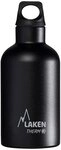 Laken Trinkflasche Futura Schmal, Black, 0.35 Liter, TE3N