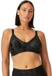 Naturana Minimiser Moulded Soft Cup Bra BH f&uuml;r Damen, Schwarz (Schwarz),
