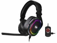 Thermaltake Argent H5 RGB 7.1 Surround-Sound Gaming Headset bidirektionales Mikrofon
