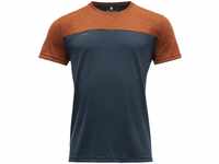 Devold Norang T-Shirt Herren blau/orange