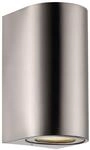 Nordlux CANTO MAXI 2 Wandleuchte Edelstahl, GU10, 28W, IP44, Up- & Downlight,