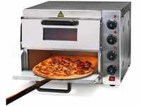 2-Etagen Pizza-Backofen 3000W mit Cordierit Stein für Pizza wie aus dem...