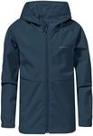 VAUDE Kids Kinich Jacket, Kinder Softshelljacke, dark sea, 134-140