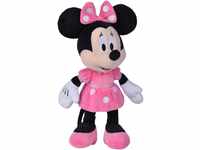 Simba 6315870227 - Disney Minnie Mouse, 25cm Plüschtier Im Pinken Kleid,