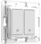 Shelly Home Accessories Wandschalter, 2 Zoll, WANDTASTER 2-FACH WEI&szlig; (Artikel...