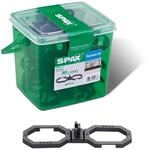 SPAX Air &ndash; Terrassendielen Abstandhalter 4,5 mm &ndash; 40 Distanzhalter in Henkelbox M