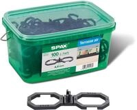 SPAX Air &ndash; Terrassendielen Abstandhalter 4,5 mm &ndash; 100 Distanzhalter in Henkelbox