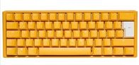 Ducky One 3 Yellow - Mechanische Gaming Tastatur Deutsches Layout im Mini-Format (60%