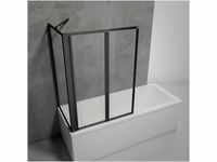 Schulte Duschabtrennung für Badewanne Smart, Höhe: 121 cm, 2-teilig mit...