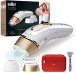 Braun IPL Silk Expert Pro 5 Haarentfernungsger&auml;t Damen/Herren, 3 Aufs&auml;tze,