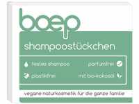 boep Shampoostückchen (60g) | Festes Shampoo Naturkosmetik | Parfümfrei,...