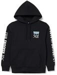 Levi's Herren Relaxed Graphic Sweatshirt Hoodie Kapuzenpullover,Button Fly Hoodie Vw