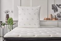 Yatas Bamboo-Kissen 80x80 cm-Creme-&Ouml;ko Tex-Zertifiziert
