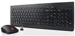 Lenovo Essential Kabellose Tastatur und Maus, Schwarz &ndash; Italy 141